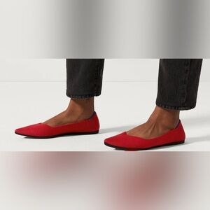 Red Rothy’s Pointe Flat - great used condition! Size 9!